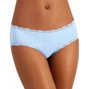 Jenni Women’s Lace Trim Hipster Underwear, Blue, XXX-Large